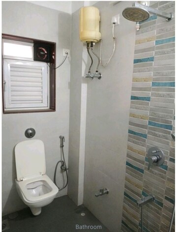 Bathroom in 4 BHK Apartment at Vashi Sector 28 – for Rent