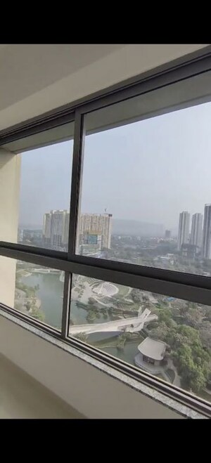 Balcony in 4 BHK Apartment at Kalpataru Immensa, Kolshet Road – for Rent