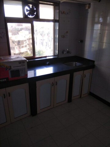 Kitchen in 1 RK Apartment at Sea Side CHS Andheri, Andheri West – for Rent