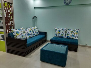 Living Room in 3 BHK Apartment at Wakad – for Rent