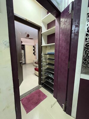 Building Lobby in 2 BHK Apartment at Runwal Garden City, Balkum Pada – for Rent