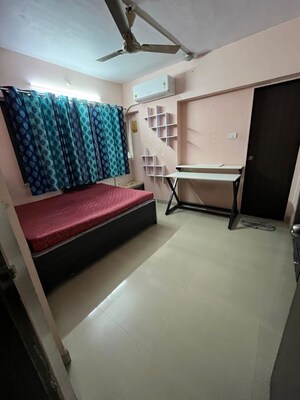 Master Bedroom in 2 BHK Apartment at Runwal Garden City, Balkum Pada – for Rent