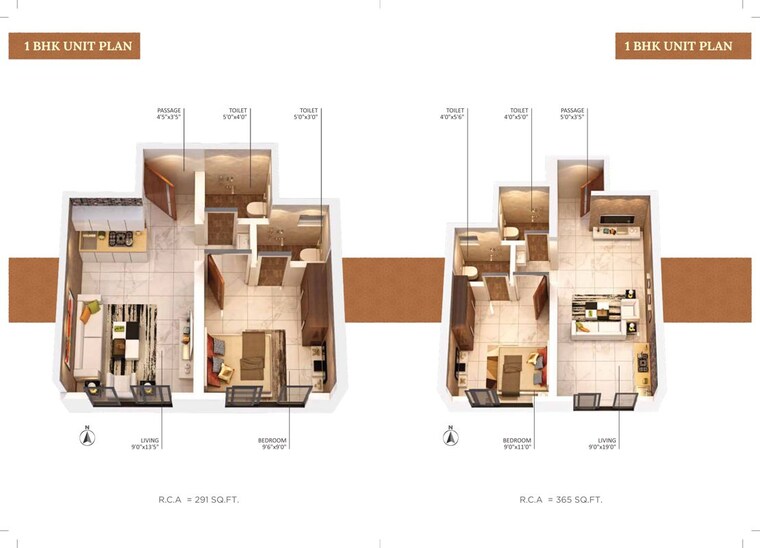 Floor Plan, balaji-estate-dombivli 1 Bedroom 345 Sq.Ft. Apartment In Dombivli West Thane 10086711