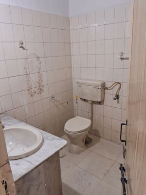 Bathroom in 2 BHK Apartment at Belvalkar Ashirwad, Bhandarkar Road – for Rent