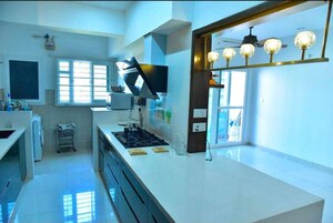 Kitchen in 3 BHK Apartment at L&T Raintree Boulevard, Hebbal – for Rent