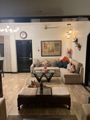 Living Room in 4 BHK Apartment at Shree Balaji  Om Harmony, Kharghar – for Rent