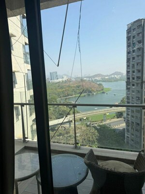 Balcony in 4 BHK Apartment at LnT Realty Emerald Isle, Powai – for Sale