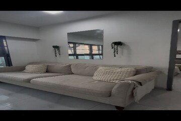 Living Room in 3 BHK Apartment at Seven Bunglow – for Sale