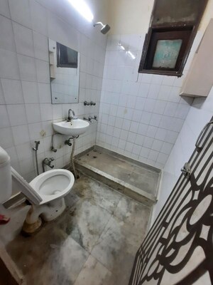 Bathroom in 2 BHK Builder Floor at Malviya Nagar – for Rent