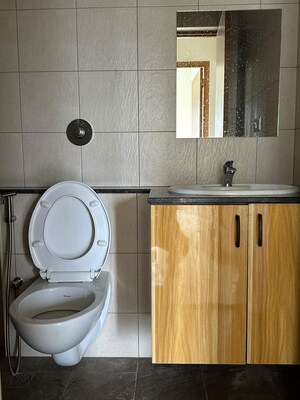 Bathroom in 2 BHK Apartment at Sobha Dream Gardens, Thanisandra Main Road – for Rent