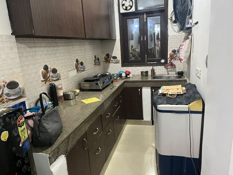 Kitchen, neb sarai 1 Bedroom 450 Sq.Ft. Builder Floor In Neb Sarai Delhi 10087442