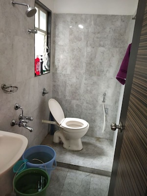 Bathroom in 2 BHK Apartment at Siddhivinayak Aspiria, Hinjewadi – for Rent
