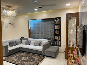 Living Room in 3 BHK Apartment at Kolte Patil Western Avenue, Wakad – for Rent