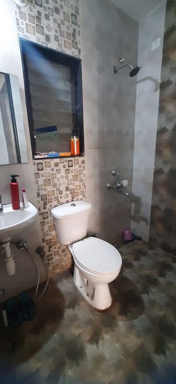 Bathroom in 2 BHK Apartment at Om Tropica, Ravet – for Rent