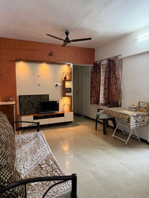 Living Room in 2 BHK Apartment at Casa Imperia, Wakad – for Rent