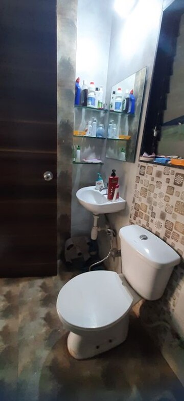Bathroom in 1 BHK Apartment at Diamond Bhalchandra Nagari, Ravet – for Rent