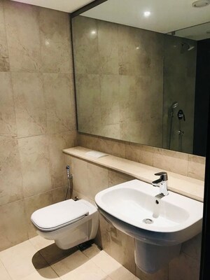 Bathroom in 3.5 BHK Apartment at Panchshil Towers, Kharadi – for Sale