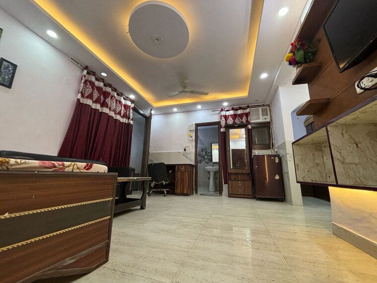 Living Room, saket 1 RK 600 Sq.Ft. Builder Floor In Saket Delhi 10087662
