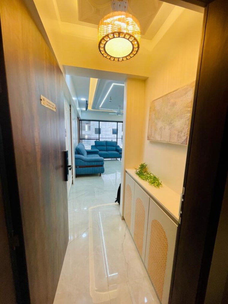 Kitchen, unique-youtopia 3 Bedroom 1080 Sq.Ft. Apartment In Kharadi Pune 10087680