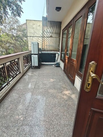 Balcony in 3 BHK Builder Floor at Chanakyapuri – for Sale