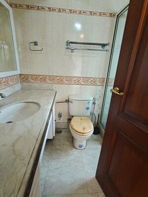 Bathroom in 3 BHK Builder Floor at Chanakyapuri – for Sale