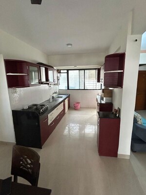 Kitchen in 3 BHK Apartment at Goel Ganga Orchard, Mundhwa – for Rent