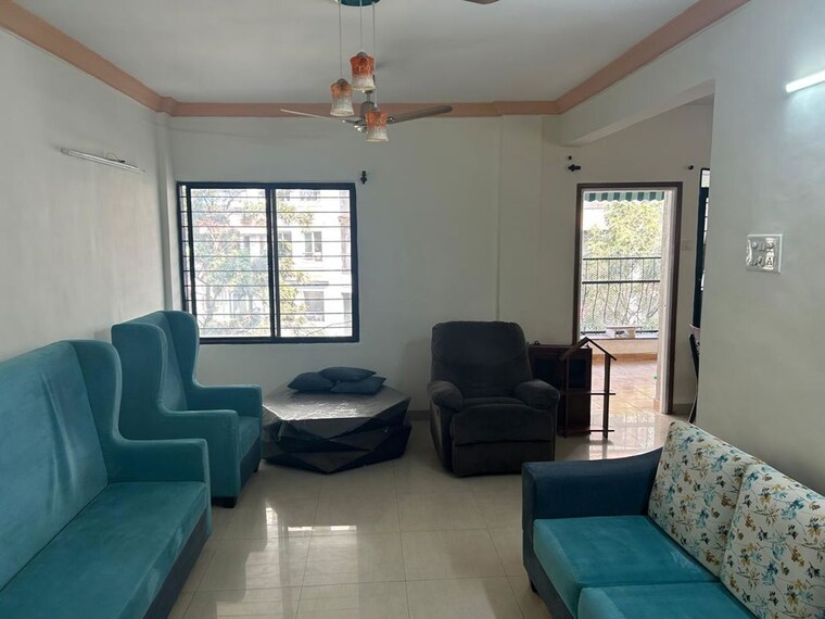 Living Room, goel-ganga-orchard 3 Bedroom 1505 Sq.Ft. Apartment In Mundhwa Pune 10087731