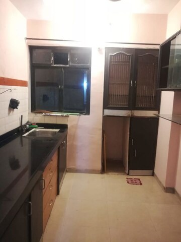 Kitchen in 1 BHK Apartment at Highland Residency CHSL, Balkum Pada – for Rent