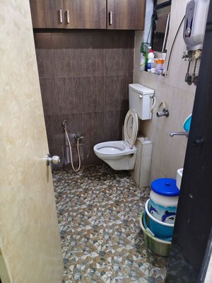 Bathroom in 1 BHK Apartment at Kishor Sukur Enclave A, Ghodbunder Road – for Rent