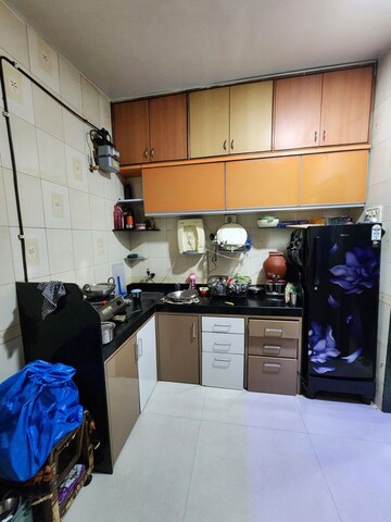 Kitchen in 1 BHK Apartment at Gharonda Housing, Ghansoli – for Rent