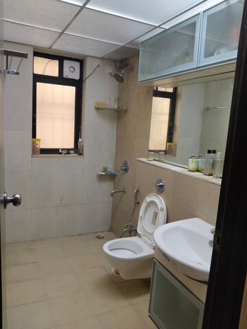 Bathroom in 2 BHK Apartment at Ashok Medows, Hinjewadi – for Rent