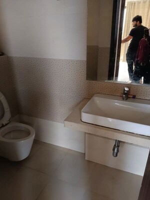 Bathroom in 2 BHK Apartment at Runal Gateway, Ravet – for Rent