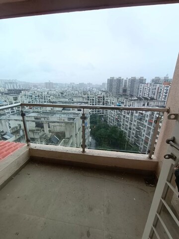 Balcony in 2 BHK Apartment at Urban Skyline Phase 1, Ravet – for Rent