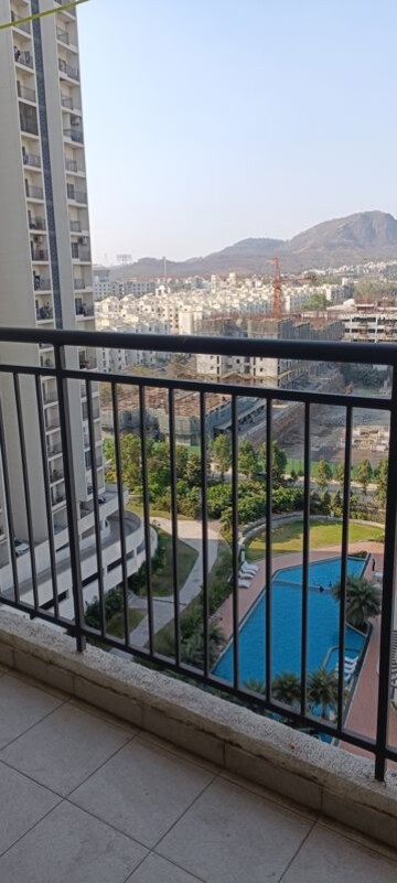 Balcony in 2 BHK Apartment at Godrej Nurture Pune, Mamurdi – for Rent