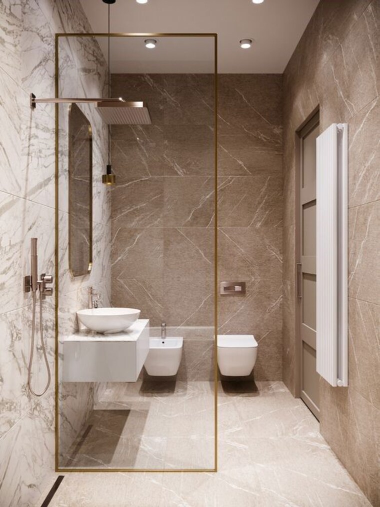 Bathroom, prashant vihar 3 Bedroom 900 Sq.Ft. Builder Floor In Prashant Vihar Delhi 10088054