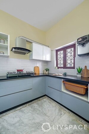 Kitchen in 3 BHK Builder Floor at Prashant Vihar – for Sale