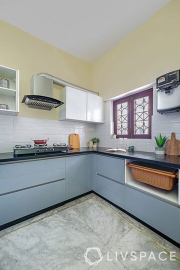 Kitchen in 3 BHK Builder Floor at Prashant Vihar – for Sale