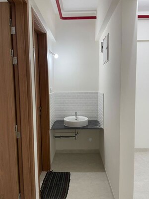 Bathroom in 2 BHK Apartment at Majestique Marbella Phase 1, Kharadi – for Rent
