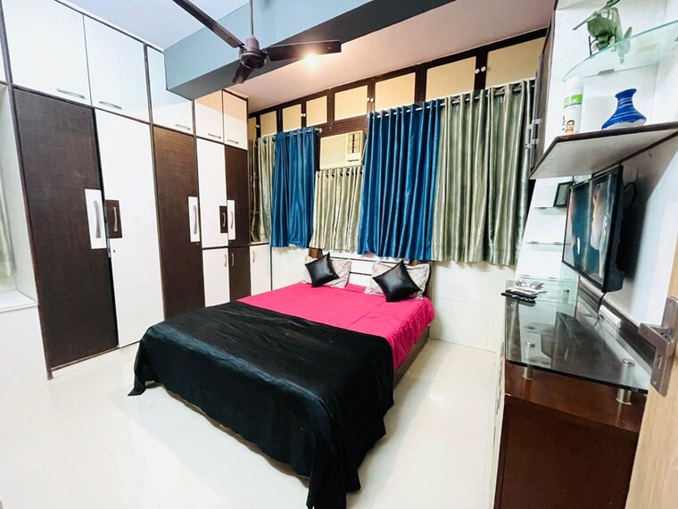 Bedroom, west-view-vile-parle-west 3 Bedroom 750 Sq.Ft. Apartment In Vile Parle West Mumbai 10088112