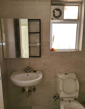 Bathroom in 2 BHK Apartment at Wave Dream Homes, Wave City – for Rent