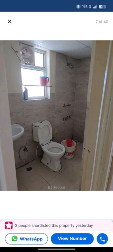 Bathroom in 3 BHK Apartment at Wave Dream Homes, Wave City – for Rent
