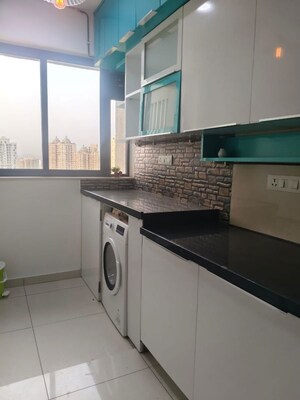 Kitchen in 2 BHK Apartment at Shapoorji Pallonji Vicinia, Powai – for Rent