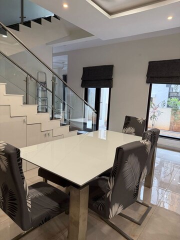 Dining area in 3.5 BHK Villa at Manchirevula – for Rent