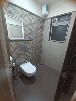 Bathroom in 1 BHK Apartment at Veena Smart Homes, Kandivali West – for Rent