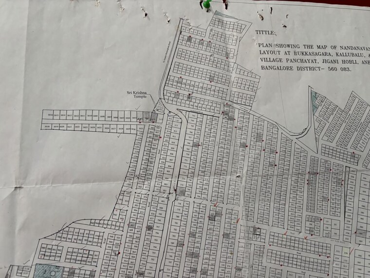 Map Location, bukkasagara  1200 Sq.Ft. Plot In Bukkasagara Bangalore 10088255