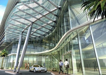  Office Space – Exterior View View at Adani Ten BKC, Bandra East - for Rent
