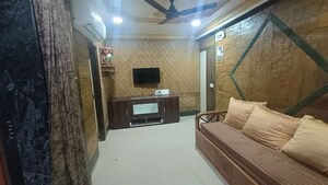 Living Room in 1.5 BHK Apartment at Sector 3 Nerul – for Rent