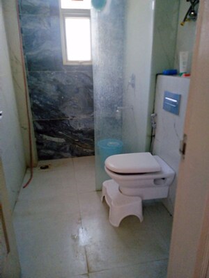 Bathroom in 3 BHK Apartment at Omaxe The Palace, Gomti Nagar – for Rent