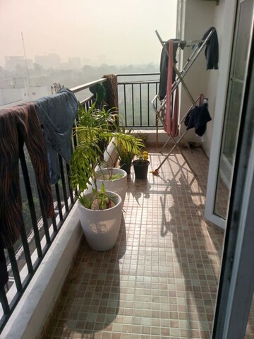 Balcony in 3 BHK Apartment at Omaxe The Palace, Gomti Nagar – for Rent