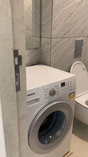 Bathroom in 2 BHK Apartment at The Wadhwa Atmosphere, Mulund West – for Rent